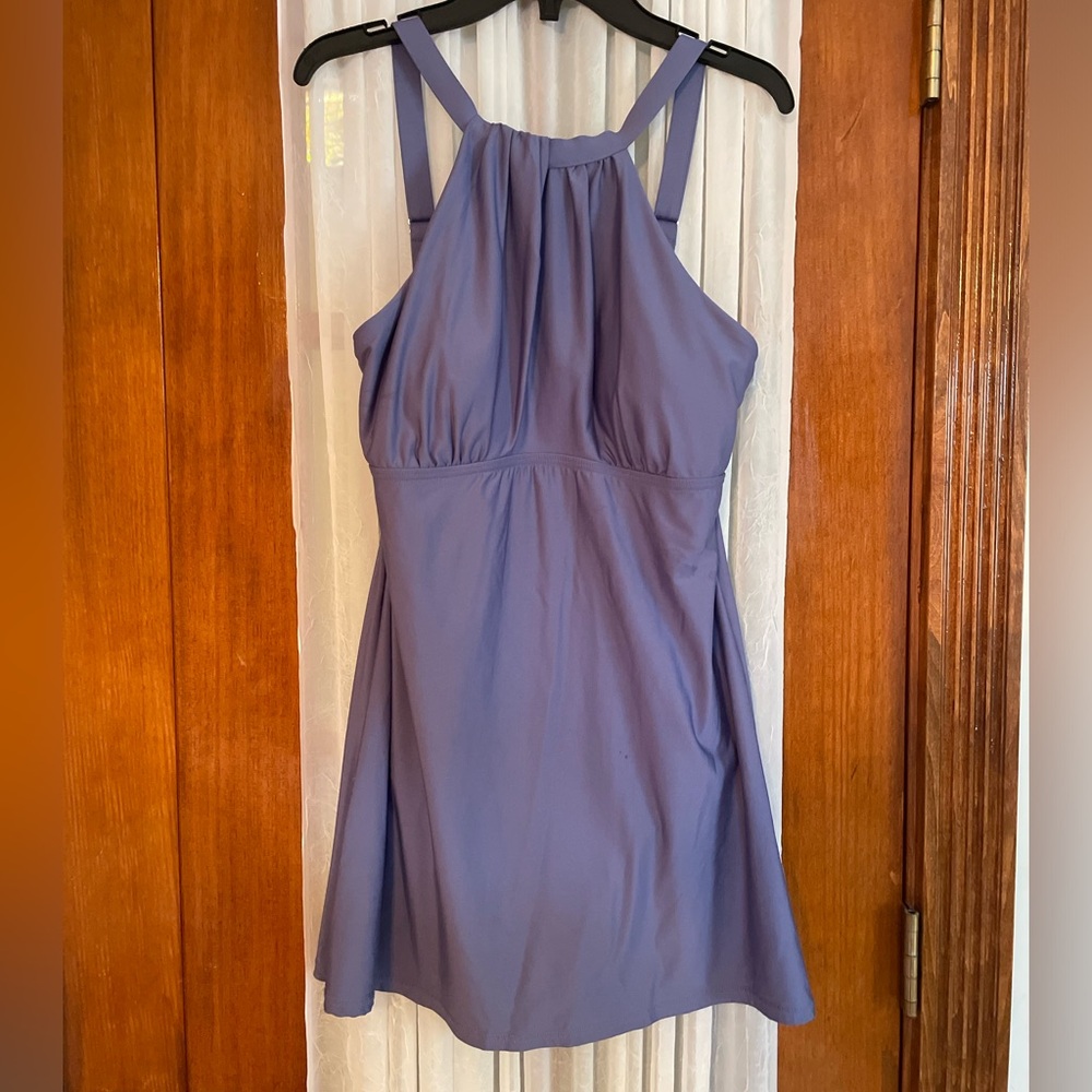 LAST DAY LEFT TO BUY Calvin Klein Purple Swim Dress